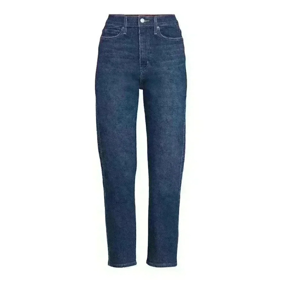 Signature by Levi Strauss Women's Heritage High Rise Straight Jeans Medium Wash - Picture 4 of 11